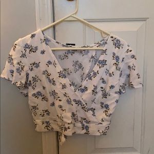 floral blouse